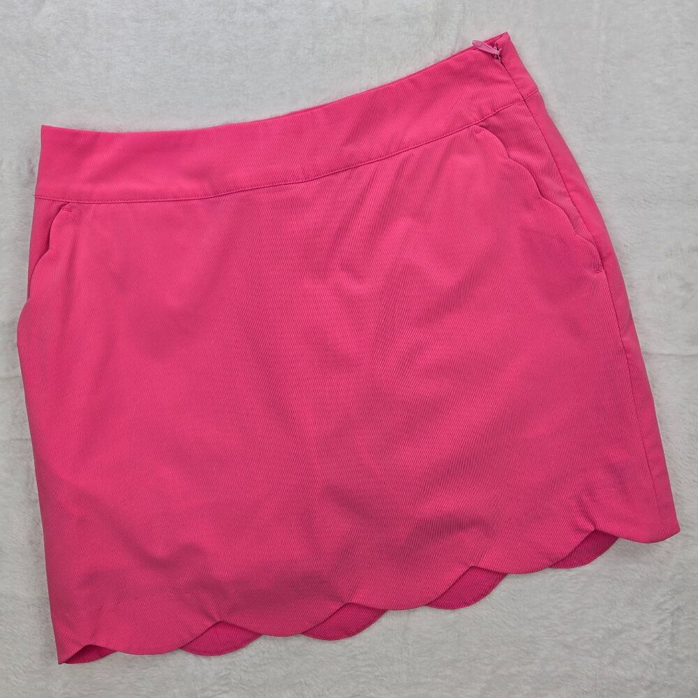 Vineyard Vines Pink Scalloped Golf Performance Skort